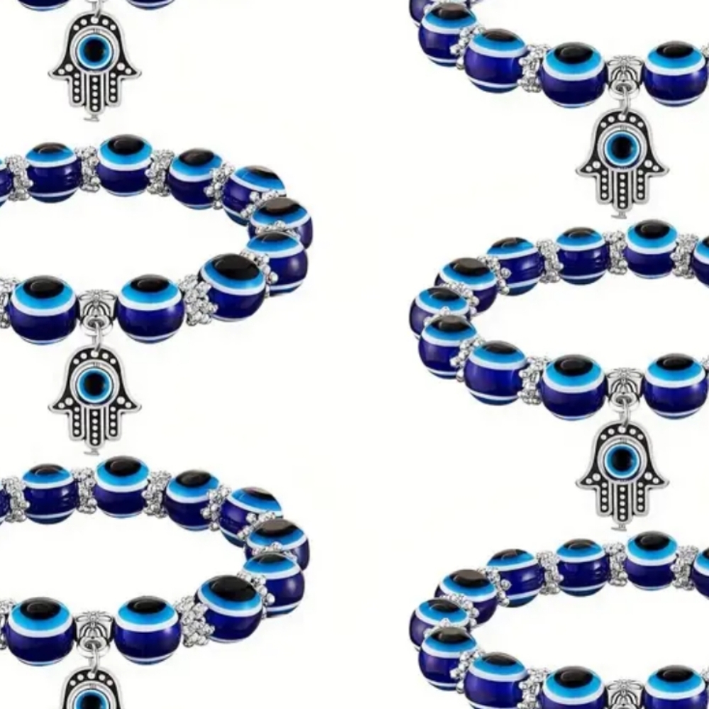 Evil Eye Hamsa Charm Bracelets - Picture 3 of 3